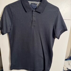 Denim & Flower Dark Blue Polo Shirt